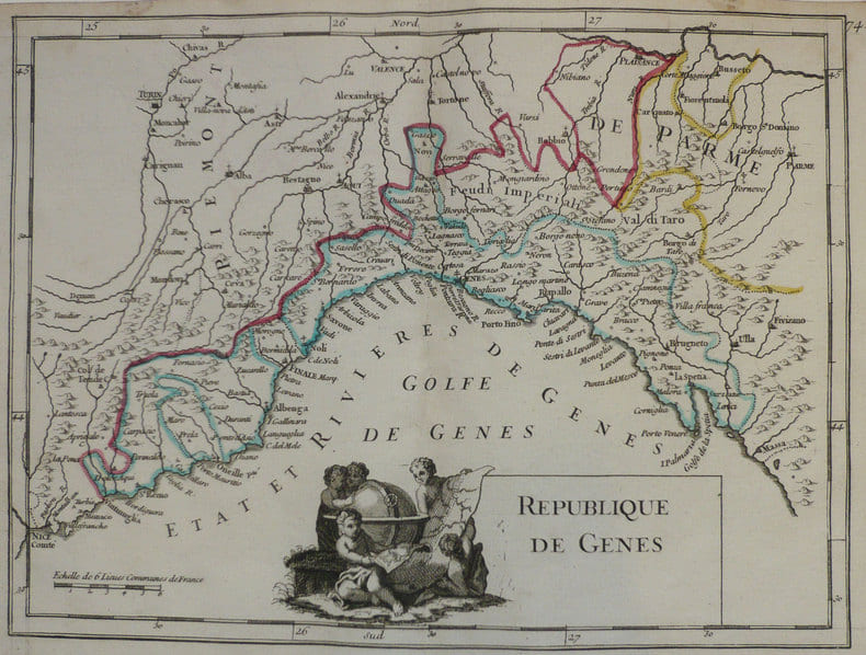  R&eacute;publique de G&ecirc;nes.. LE ROUGE (Georges-Louis);