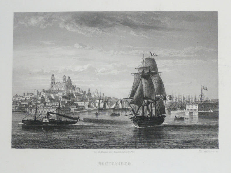  [URUGUAY] Montevideo.. WILLMANN (Edward).