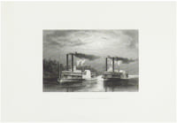Lutte entre deux steamboats.