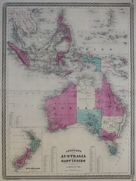  Johnson's Australia and East Indies.. JOHNSON (Alvin Jewett);