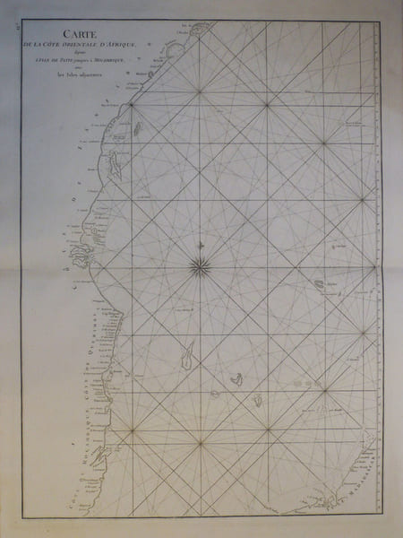  [KENYA/TANZANIE/MOZAMBIQUE] Carte de la c&ocirc;te orientale d'Afrique, depuis l'isle de Patte jusques &agrave; Mocambique, avec les isles adjacentes.. APRES de ...
