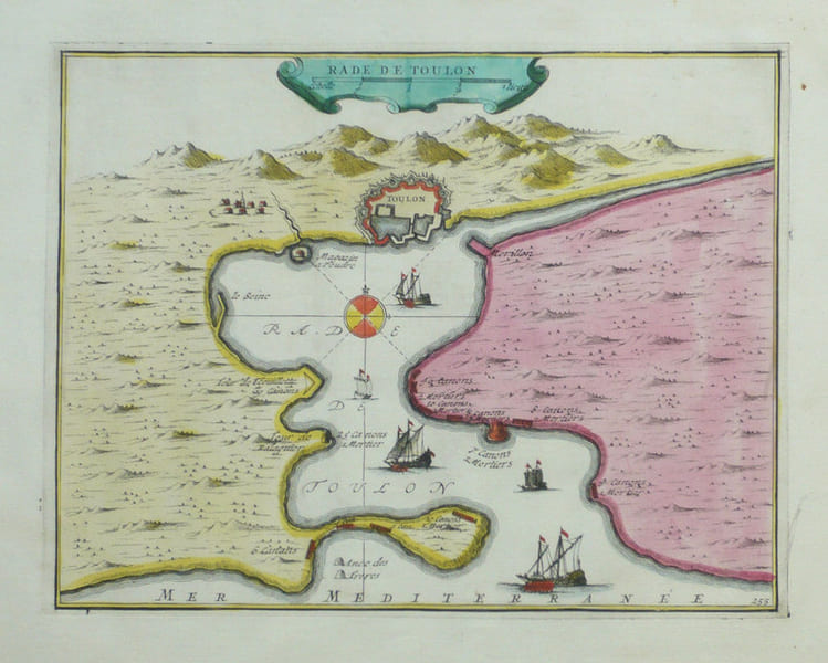  Rade de Toulon.. FER (Nicolas de);