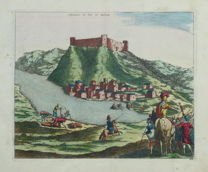  [CROATIE] Obrowazzo di Soto en Dalmatie.. FER (Nicolas de);