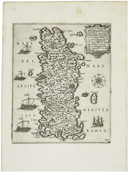  [CRETE] Candia vel Creta insula.. CAMOCIO (Giovanni Francesco).