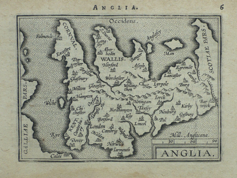  Anglia.. ORTELIUS (Abraham);