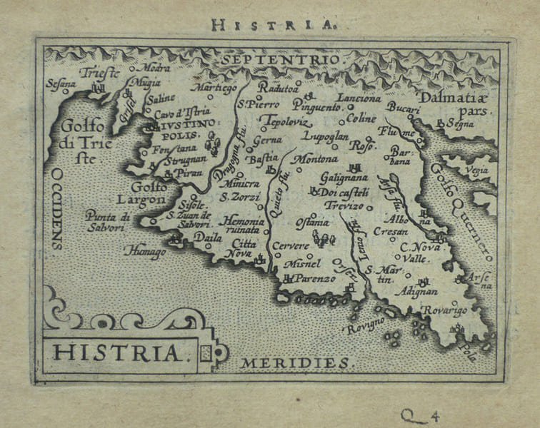  [CROATIE] Histria.. ORTELIUS (Abraham);