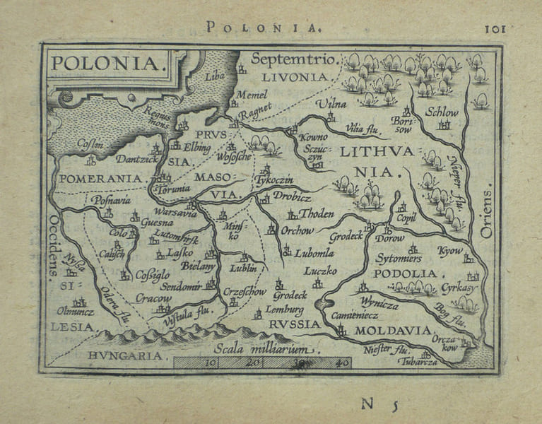  Polonia.. ORTELIUS (Abraham);