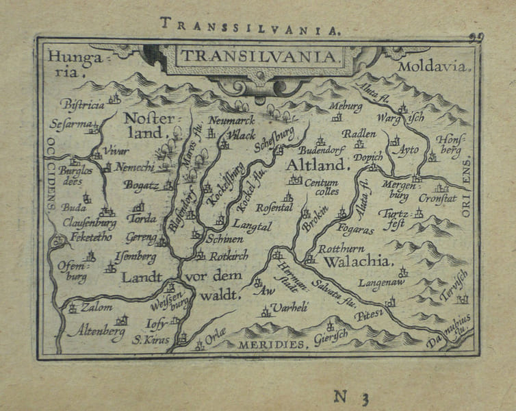  [ROUMANIE] Transilvania.. ORTELIUS (Abraham);
