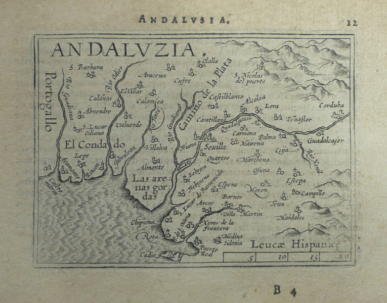  [ANDALOUSIE] Andaluzia.. ORTELIUS (Abraham);