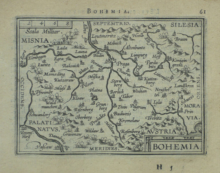  [REPUBLIQUE TCHEQUE] Bohemia.. ORTELIUS (Abraham);