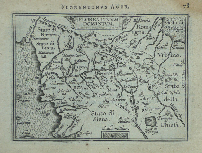  [FLORENCE] Florentinum dominium.. ORTELIUS (Abraham);