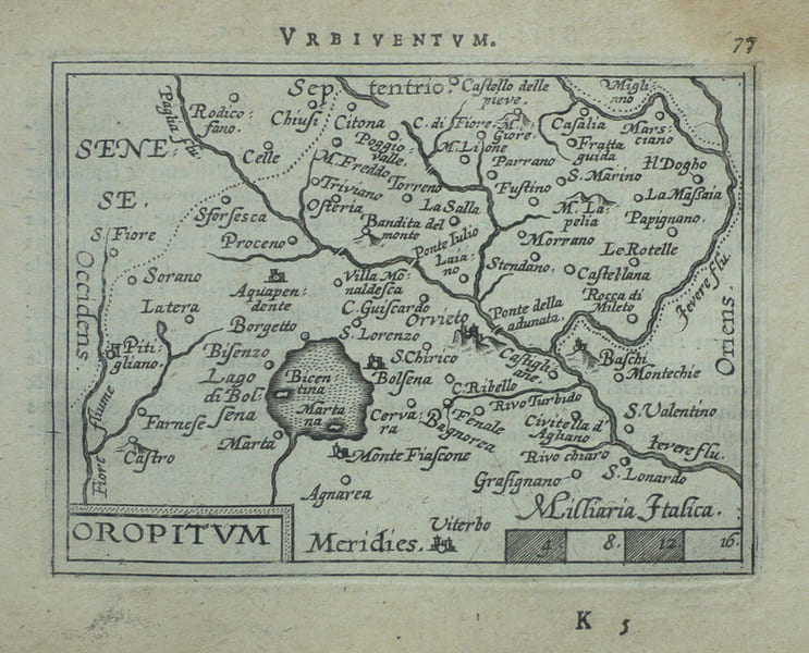  [ORVIETO] Oropitum.. ORTELIUS (Abraham);
