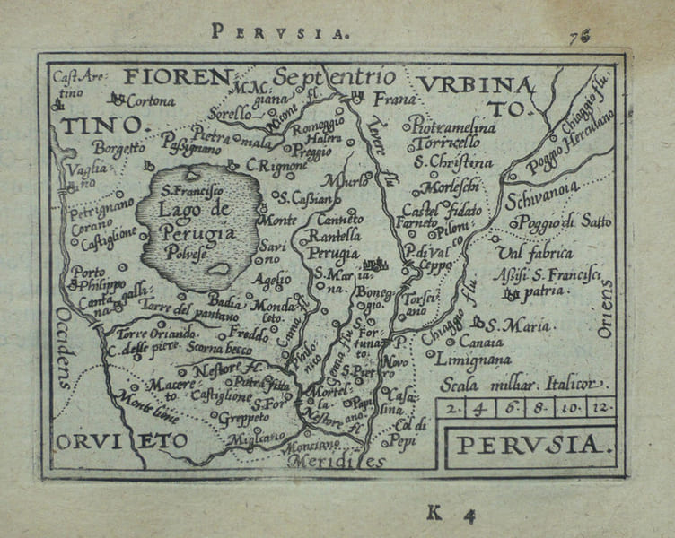  [PEROUSE] Perusia.. ORTELIUS (Abraham);