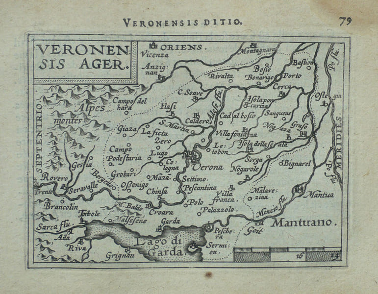  [VERONE] Veronensis ager.. ORTELIUS (Abraham).