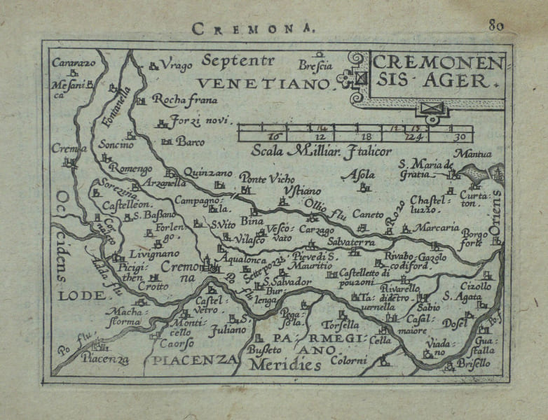  [CREMONE] Cremonensis ager.. ORTELIUS (Abraham);