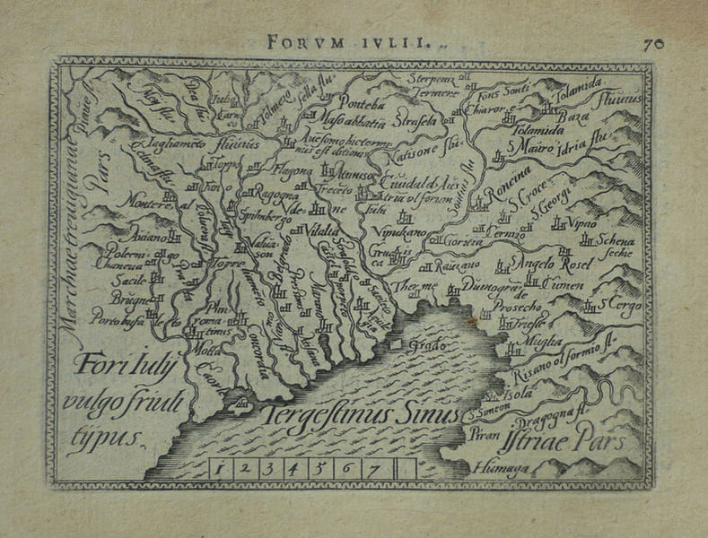  [FRIOUL] Fori Iuly vulgo Friuli typus.. ORTELIUS (Abraham);