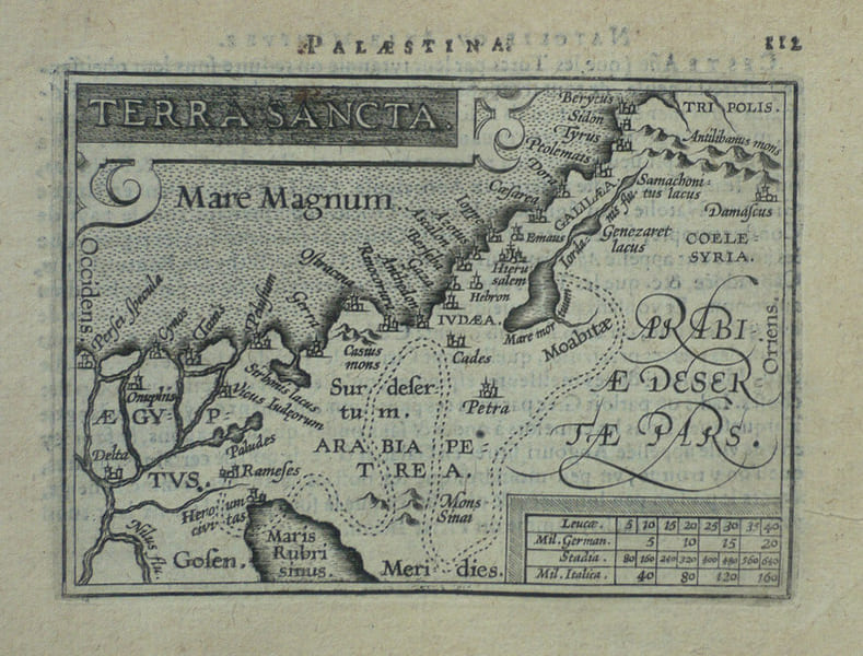  Terra sancta.. ORTELIUS (Abraham);