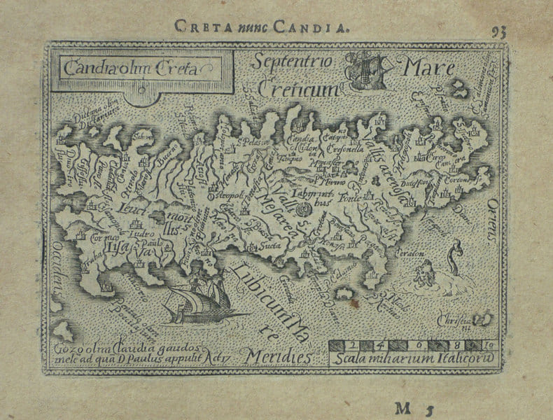  [CRETE] Candia olim Creta.. ORTELIUS (Abraham);