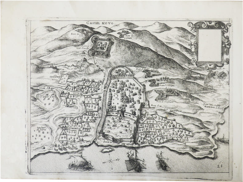  [MONTENEGRO/HERCEG NOVI] Castel Novo.. CAMOCIO (Giovanni Francesco).