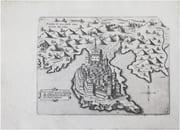  [MONTENEGRO/ULCINJ] Dulcigno già detto Ulcinio città antiqua posta nel confine della Dalmatia. par CAMOCIO (Giovanni Francesco).