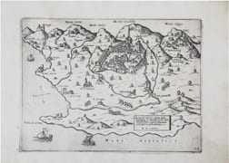  [MONTENEGRO/BAR] Antivari cita in confine della Dalmatia et Albania. par CAMOCIO (Giovanni Francesco).