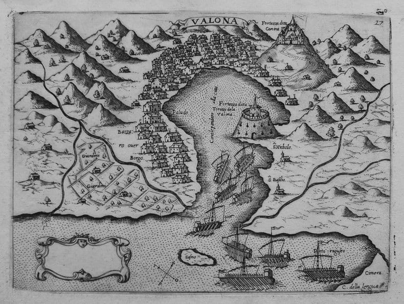  [ALBANIE/VLORA] Valona.. CAMOCIO (Giovanni Francesco).