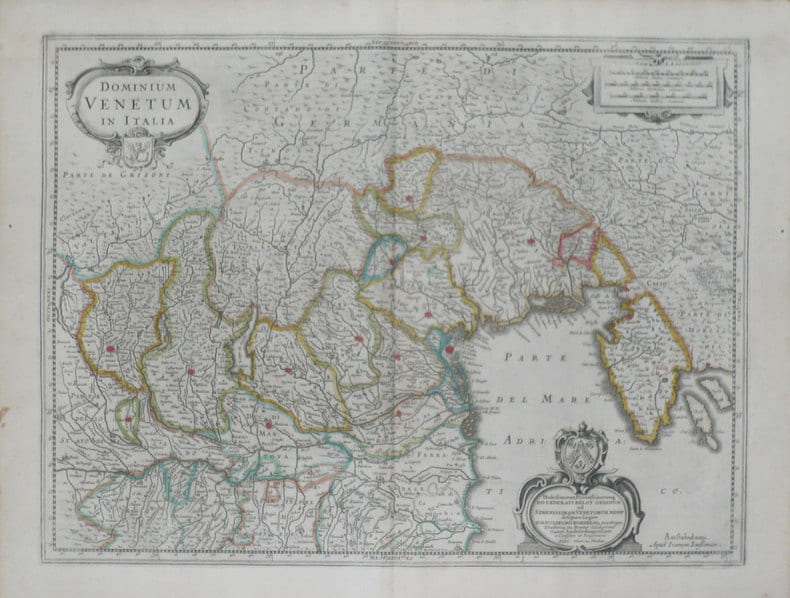  [VENETIE] Dominium venetum in Italia.. HONDIUS (Henricus);