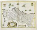  [PORTUGAL] Portugallia et Algarbia quae olim Lusitania.. BLAEU (Willem & Johannes).