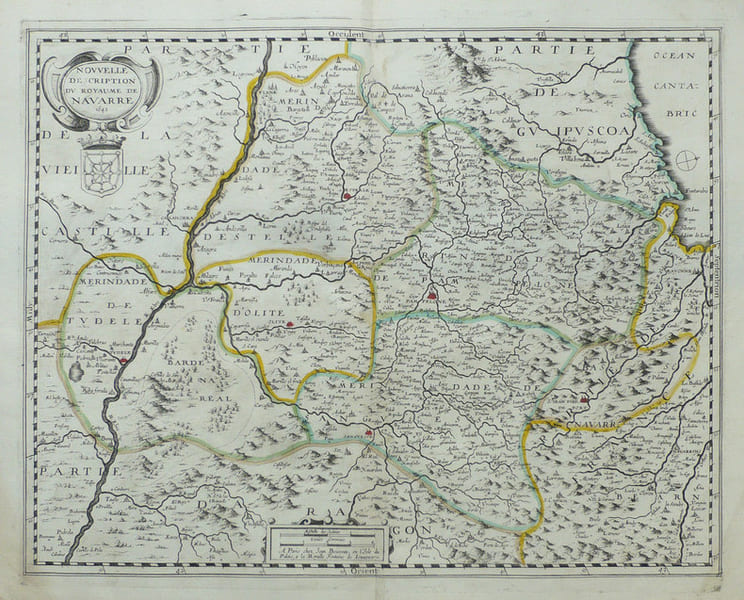  [NAVARRE] Nouvelle description du royaume de Navarre.. BOISSEAU (Jean).