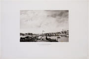  [ROUEN] 1ère Vue générale de Rouen prise de l'île la Croix. par GARNERAY (Louis Ambroise).