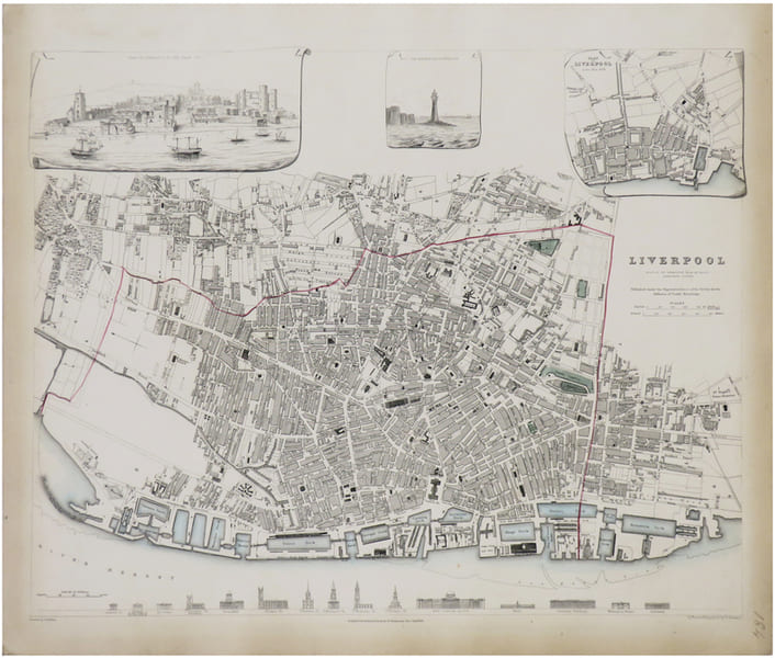  Liverpool reduced by permission from Mr. Gage's elaborate survey.. S.D.U.K.