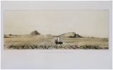  [GALAPAGOS] Panorama de la baie de la Poste (Ile de la Floriana, Galapagos).. DU PETIT-THOUARS (Louis-Marie Aubert).