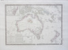  Carte de l'Australie (partie sud-ouest de l'Océanie).. BRUE (Adrien Hubert);