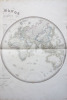  Mappemonde en deux hémisphères suivant l'état actuel des connaissances géographiques et les derniers voyages autour du monde.. ANDRIVEAU-GOUJON (J.);