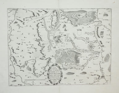  [PICARDIE] La carte du territoire et pais de Laonnois et contingents.