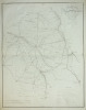  [CHER] Carte routière du département du Cher demandée par le Conseil Général, dans sa session de 1828.. REY (J.F.).