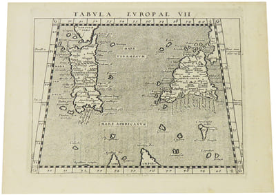  [SARDAIGNE & SICILE] Tabula Europae VII.