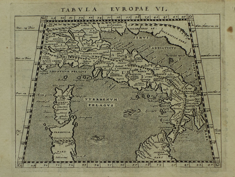  Tabula Europae VI.. MAGINI (Giovanni Antonio) & PTOLEMEE (Claude).