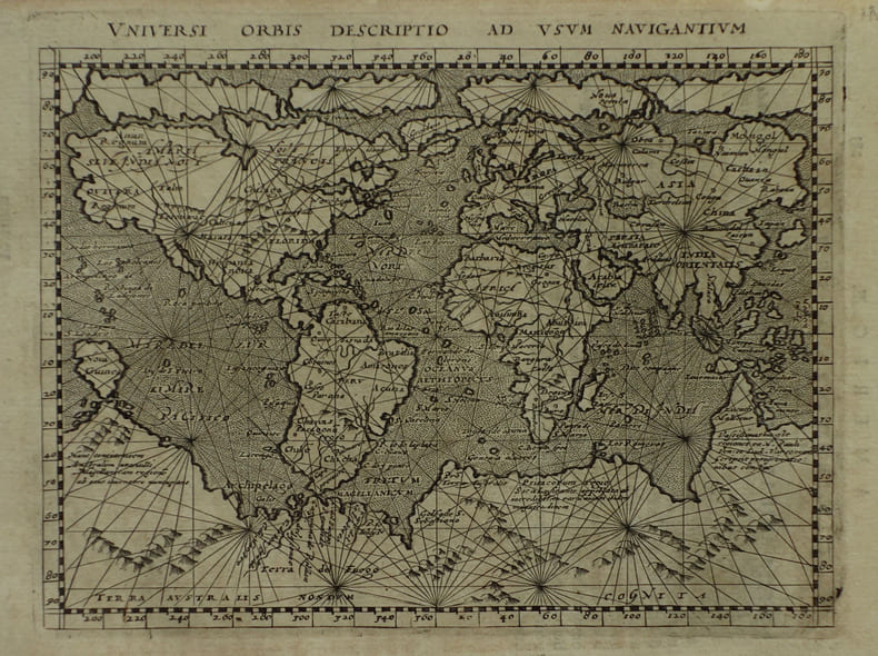  Universi orbis descriptio ad usum navigantium.. MAGINI (Giovanni Antonio) & PTOLEMEE (Claude).