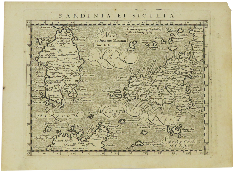  Sardinia et Sicilia.. MAGINI (Giovanni Antonio) & PTOLEMEE (Claude).