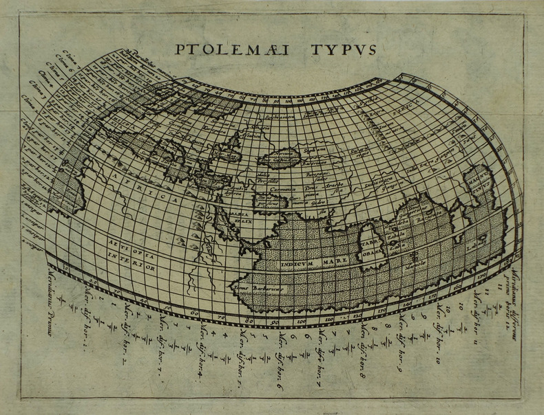  Ptolemaei typus.. MAGINI (Giovanni Antonio) & PTOLEMEE (Claude).