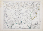  [LOUISIANE] Carte de la Louisiane et du cours du Mississipi.. L'ISLE (Guillaume de).