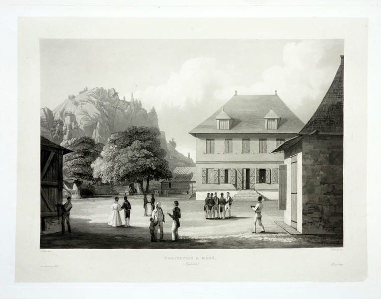  [SEYCHELLES] Habitation &agrave; Mah&eacute; (Seychelles).. LAPLACE (Cyrille Pierre Th&eacute;odore).