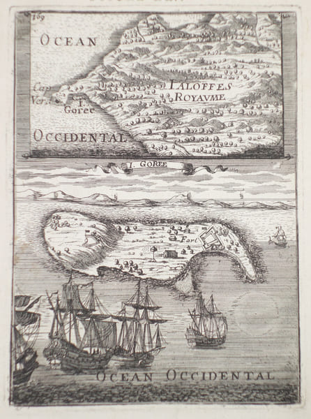  [ILE de GOREE] I. Gor&eacute;e.. MANESSON-MALLET (Allain).