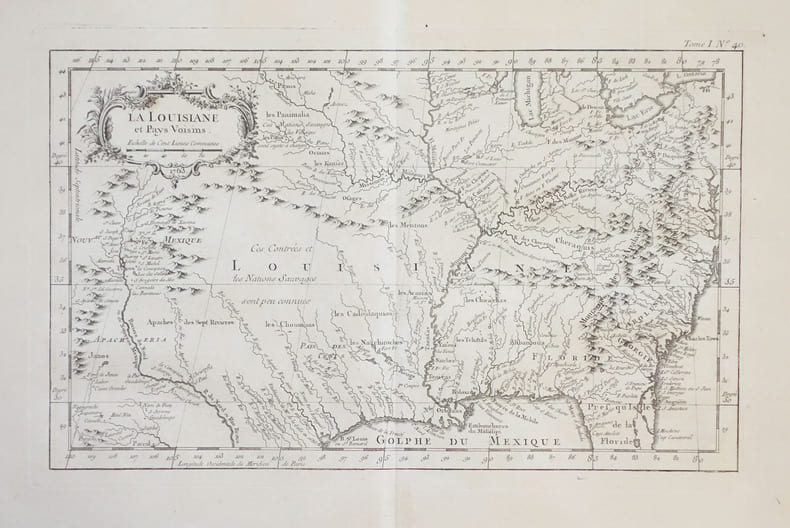  La Louisiane et pays voisins.. BELLIN (Jacques-Nicolas).