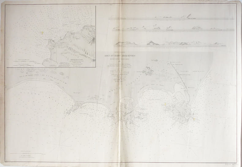  [YEMEN] C&ocirc;te d'Arabie. Aden et baies adjacentes.. DEPOT des CARTES et PLANS de la MARINE.
