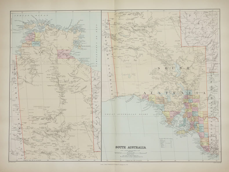  South Australia.. STANFORD (Edward).