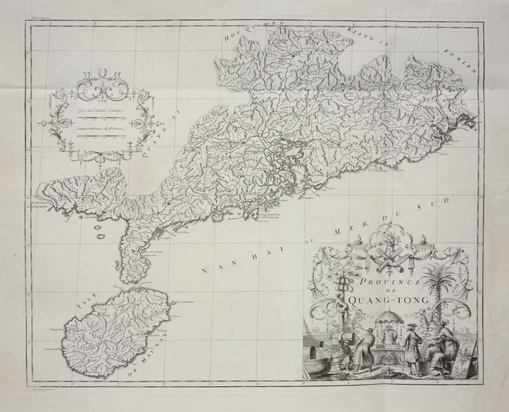  [CANTON] Province de Quang-Tong. . ANVILLE (Jean Baptiste Bourguignon d').