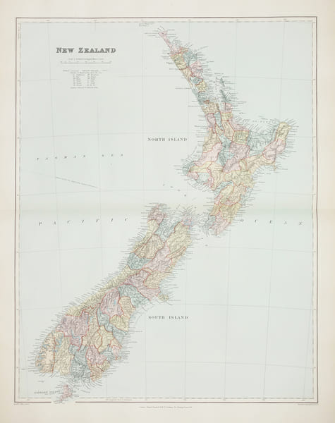  [NOUVELLE-Z&Eacute;LANDE] New Zealand.. STANFORD (Edward).
