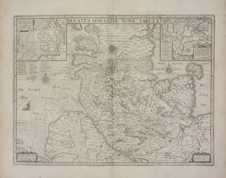  [SCHLESWIG-HOLSTEIN] Ducatus Holsatiae nova tabula.. JANSSON (Joannes).